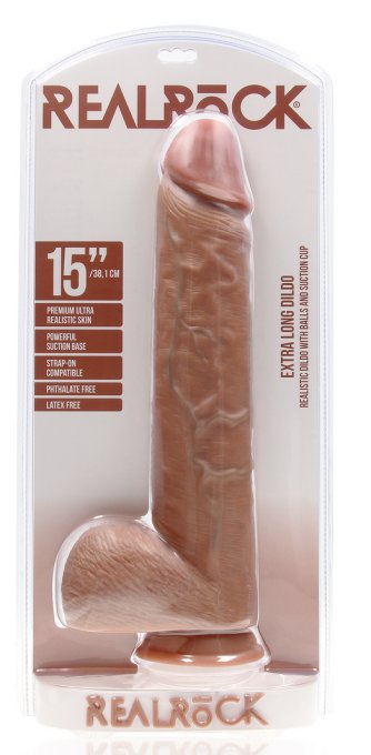 Gode Extra Long 31 x 7.5cm Marron