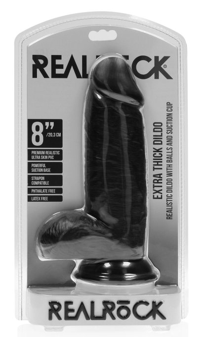 Gode Extra Thick 16 x 6cm Noir