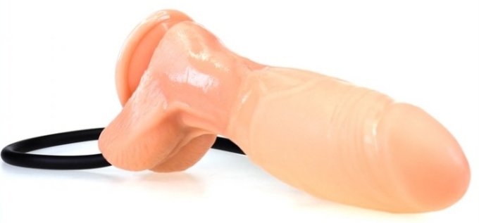 Gode gonflable Inflat 14 x 4.5cm Flesh