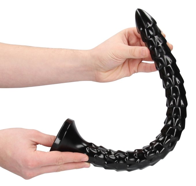 Gode long Scaled Anal Snake M 40 x 3.5cm