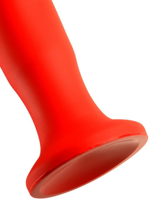 Gode long Stretch Worm N°3 - 48 x 3.7cm Rouge