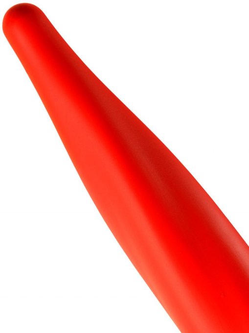 Gode long Stretch Worm N°3 - 48 x 3.7cm Rouge