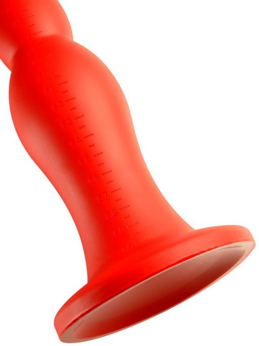 Gode long Stretch Worm N°6 - 60 x 6cm Rouge