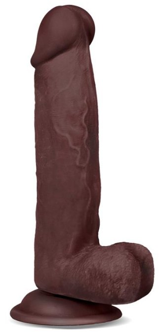 Gode réaliste Slidy Cock 15 x 4cm Marron