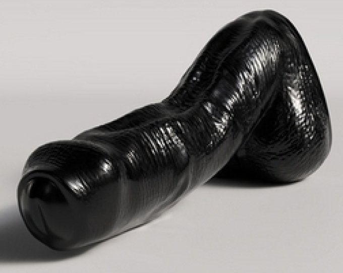 Gode Romeo The Dick 18 x 4.5 cm Noir