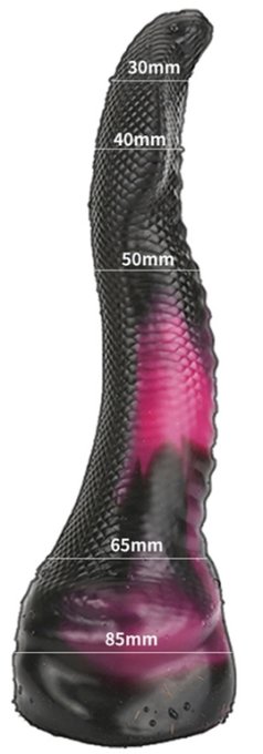 Gode silicone Cobra Deluxe 25 x 7.7cm