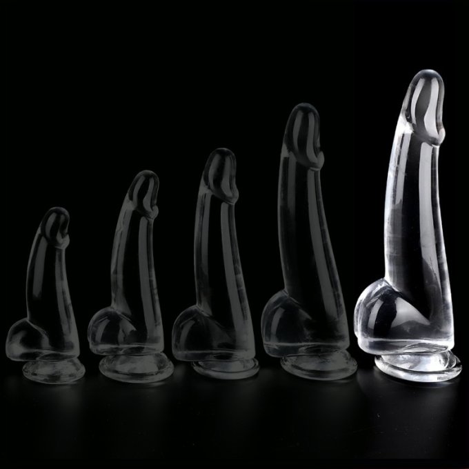 Gode transparent CLEAR DONG XXL 20 x 5.5cm