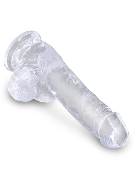 Gode transparent king Cock 13.5 x 3.5cm