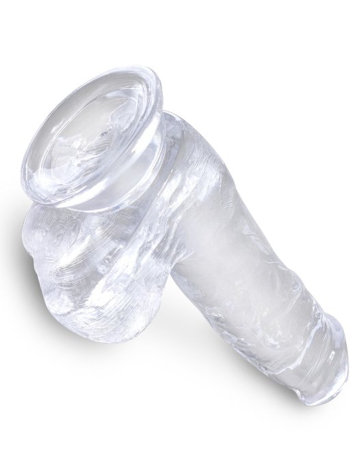 Gode transparent king Cock 13.5 x 3.5cm