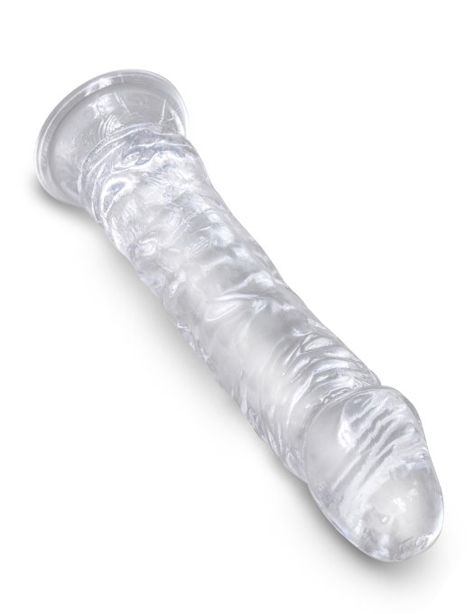 Gode transparent King Cock 20 x 4.5cm