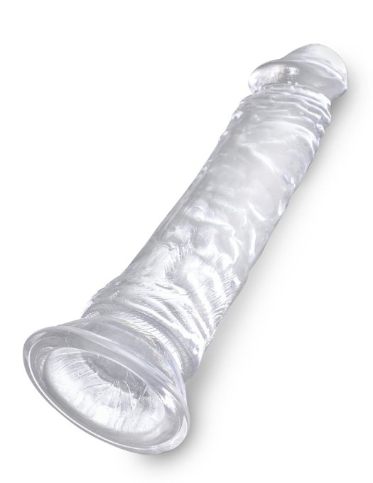 Gode transparent King Cock 20 x 4.5cm