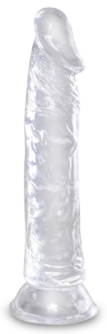 Gode transparent King Cock 20 x 4.5cm