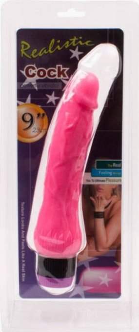 Gode vibrant Cock 16 x 3.8 cm Rose