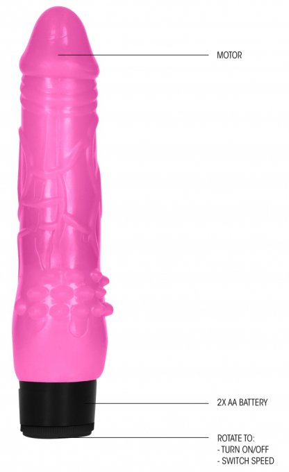 Gode vibrant Dildo Vibe Fat 17 x 5cm Rose