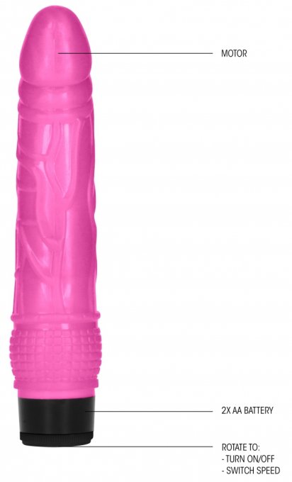 Gode vibrant Dildo Vibe Thin 18 x 4.2cm Rose