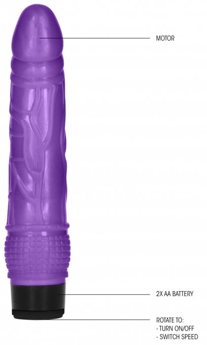 Gode vibrant Dildo Vibe Thin 18 x 4.2cm Violet