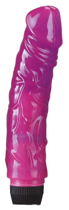 Gode vibrant Jelly Vibrator Violet 19 x 4.6 cm