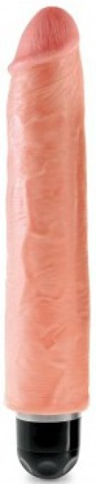 Gode XL vibrant King Cock Stiffy 25 x 5.5cm Flesh