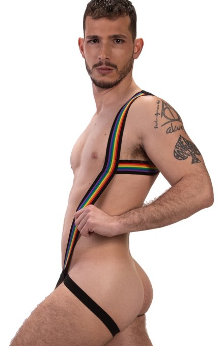 Harnais Jock Pride Infinity Noir