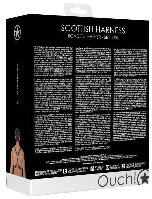 Harnais Scottish Noir