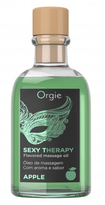 Huile de massage embrassable Sexy Therapy Pomme 100ml