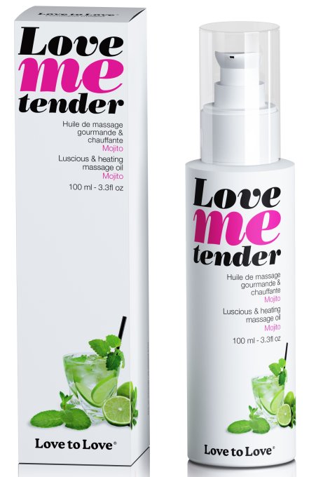 Huile de massage Love Me Tender Mojito 100ml