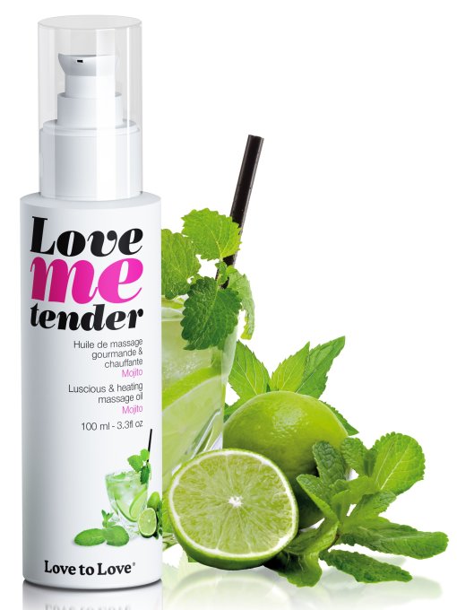 Huile de massage Love Me Tender Mojito 100ml