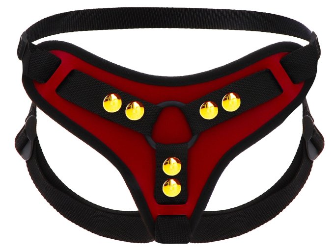 Jock-Harnais pour Gode-ceinture Taboom Rouge