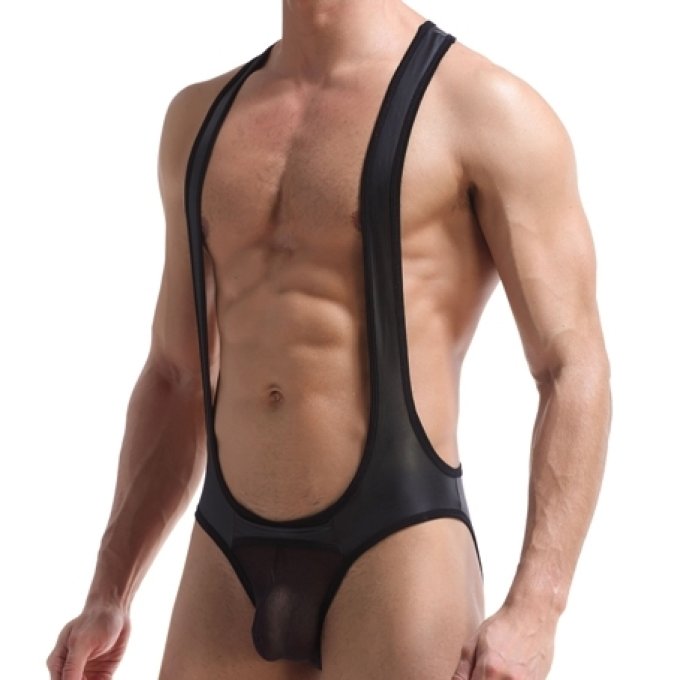 Jock-Singlet Motor Noir