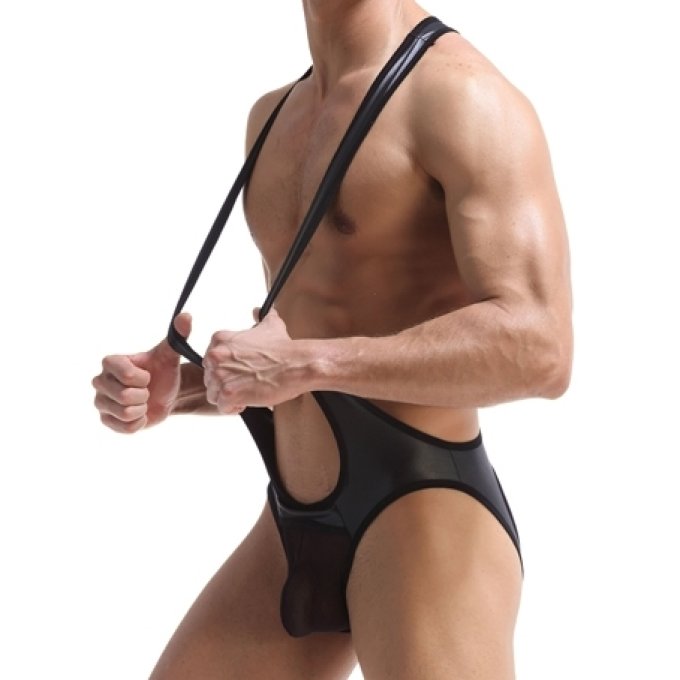 Jock-Singlet Motor Noir