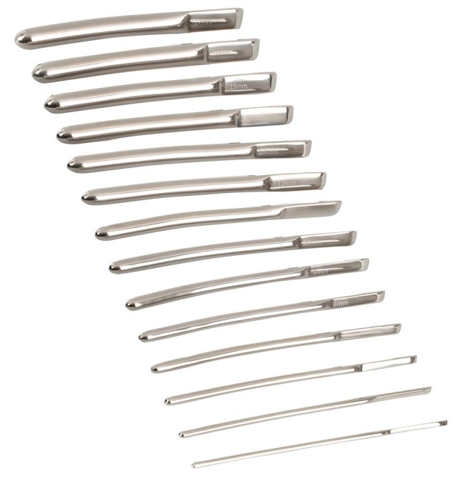 Kit de 14 Tiges Dilator Progress 13.5 cm - Diamètre 4 à 17mm