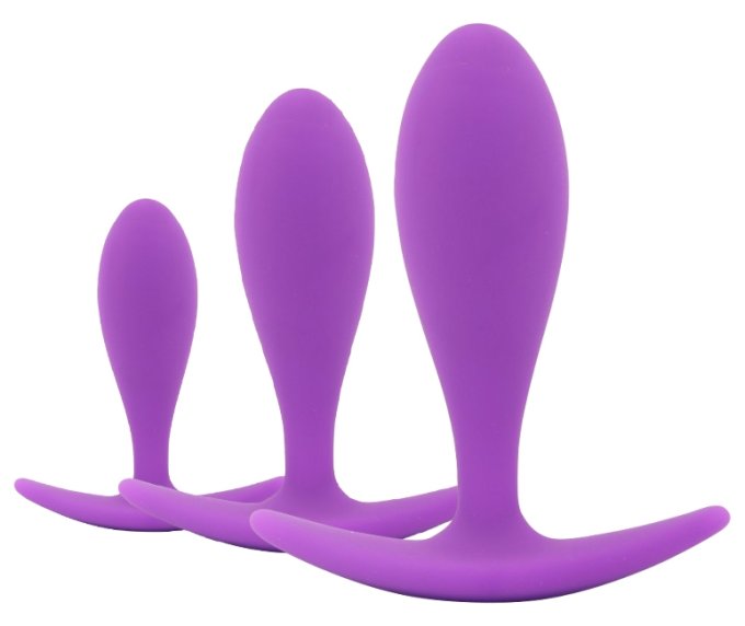 Kit de 3 Mini Plugs Training Curve Violet