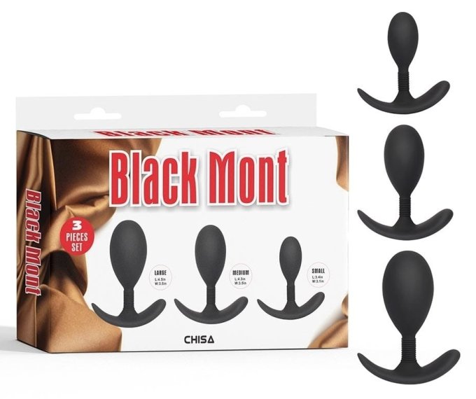 Kit de 3 Plugs avec bille Trainer Mont Noirs