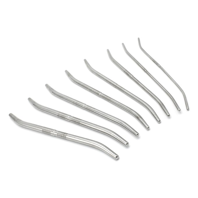 Kit de 8 Tiges d'urètre end Curve 14 cm - Diamètres 4 à 13mm