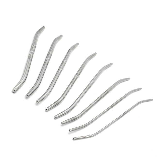 Kit de 8 Tiges d'urètre end Curve 14 cm - Diamètres 4 à 13mm