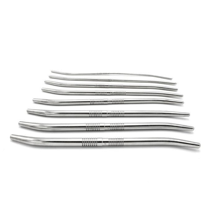 Kit de 8 Tiges d'urètre end Curve 14 cm - Diamètres 4 à 13mm