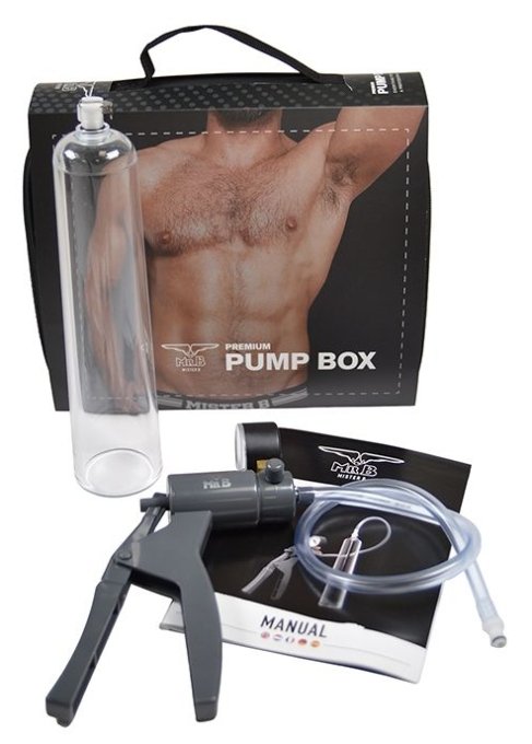 Kit Pompe à pénis Pump Box Mr B 23cm