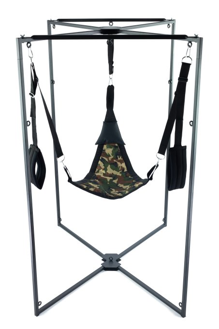 Kit Sling Tissu Triangle Camouflage Armature Noire