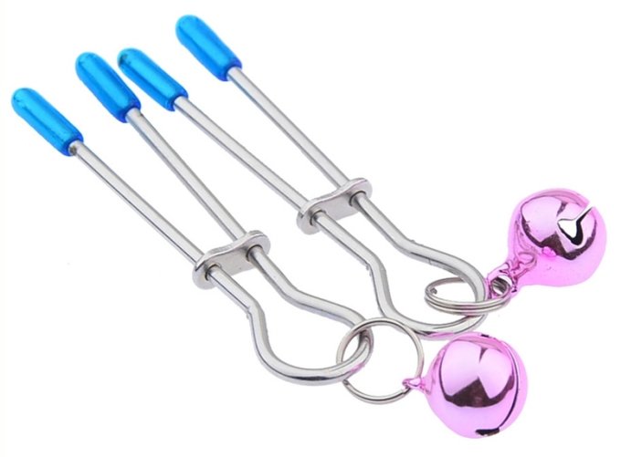 Kit Sm Mix Bondage Bleu-Rose 4 pièces