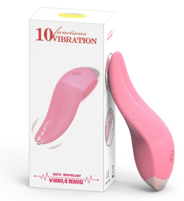 Langue vibrante Silicone Eugton 10 Vibrations