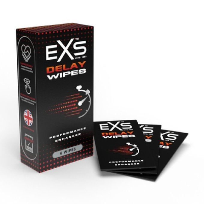 Lingettes retardantes Delay Exs x6