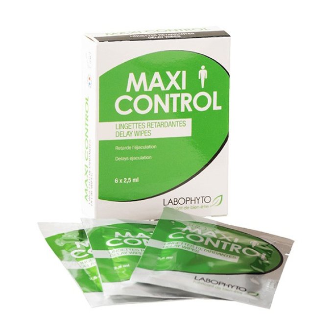 Lingettes retardantes Maxi Control x6