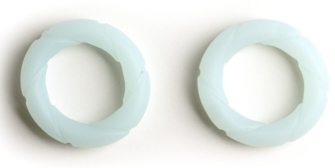 Lot de 2 Cockrings Ready Rings 28 mm Phosphorescents