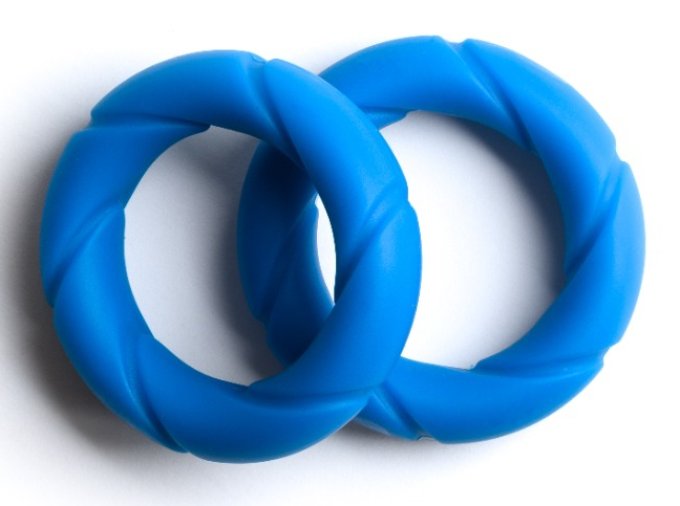 Lot de 2 Cockrings Ready Rings Bleus