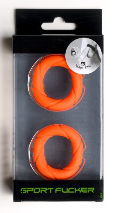 Lot de 2 Cockrings Ready Rings Orange