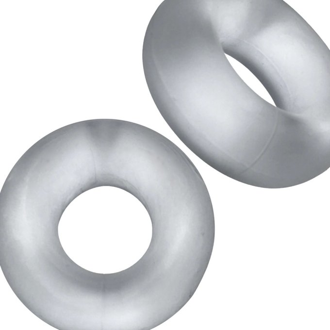 Lot de 2 cockrings Stiffy Bulge Transparents