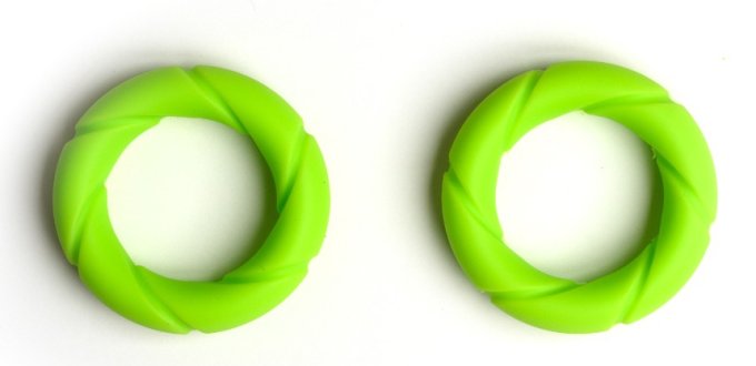 Lot de 2 Cokrings Ready Rings Verts