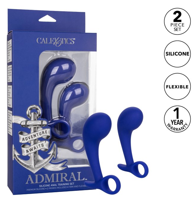 Lot de 2 stimulateurs de prostate Anal Training Admiral