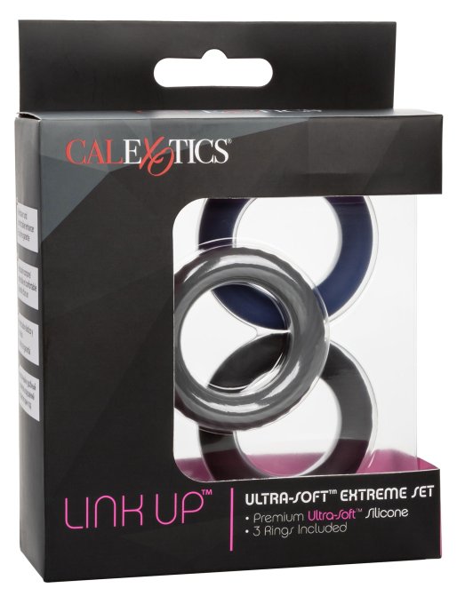 Lot de 3 cockrings Link Up Extrême 38mm