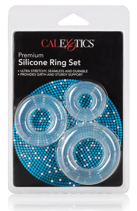 Lot de 3 cockrings Ring Set Transparents